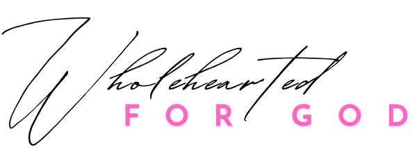 WHOLEHEARTED FOR GOD logo