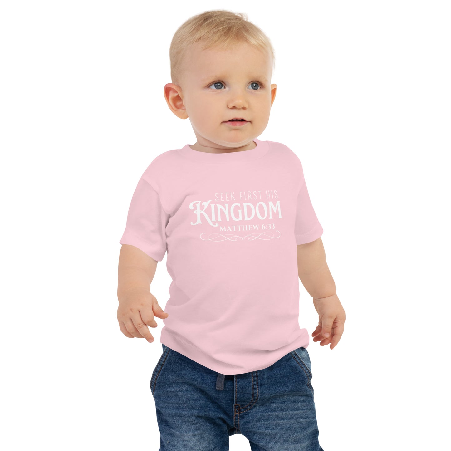 Seek First His Kingdom - baby jersey short sleeve tee