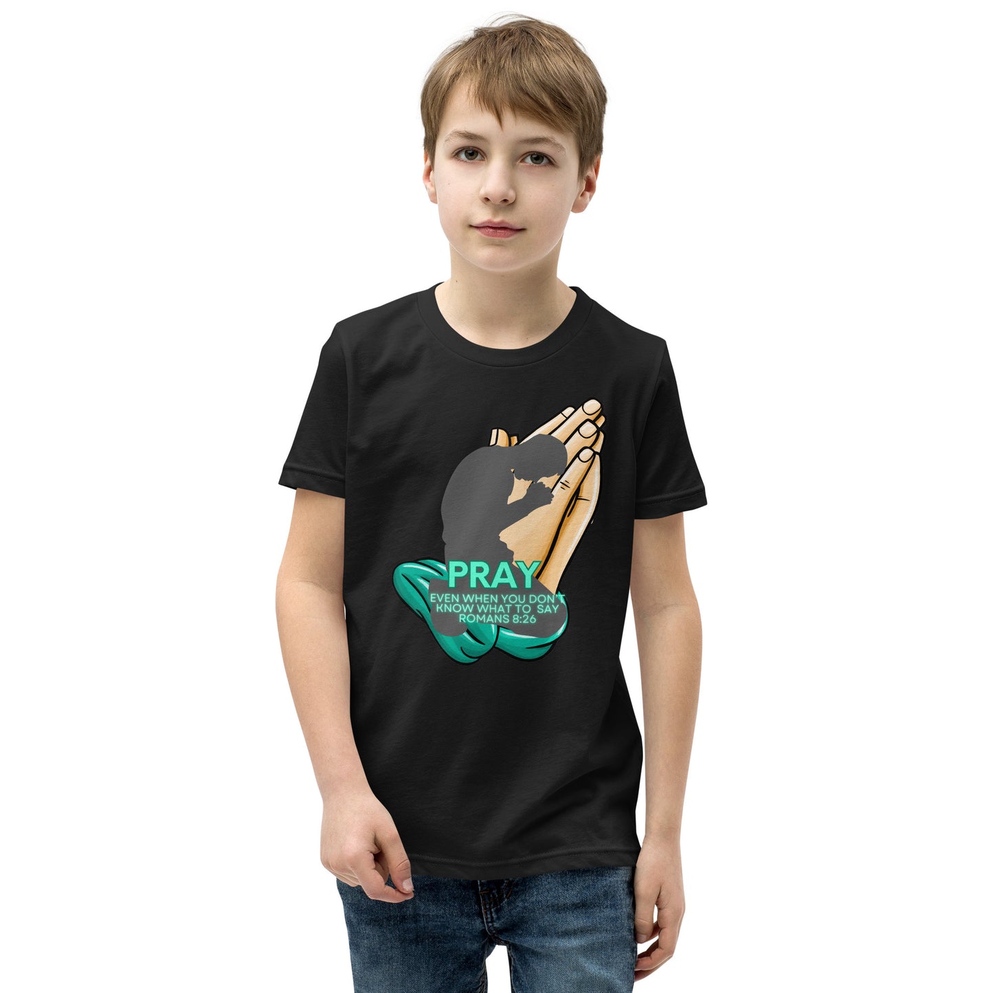 Pray - Youth Short Sleeve T-Shirt - $16.00