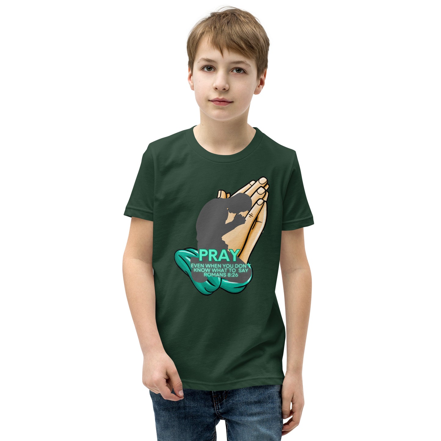 Pray - Youth Short Sleeve T-Shirt - $16.00