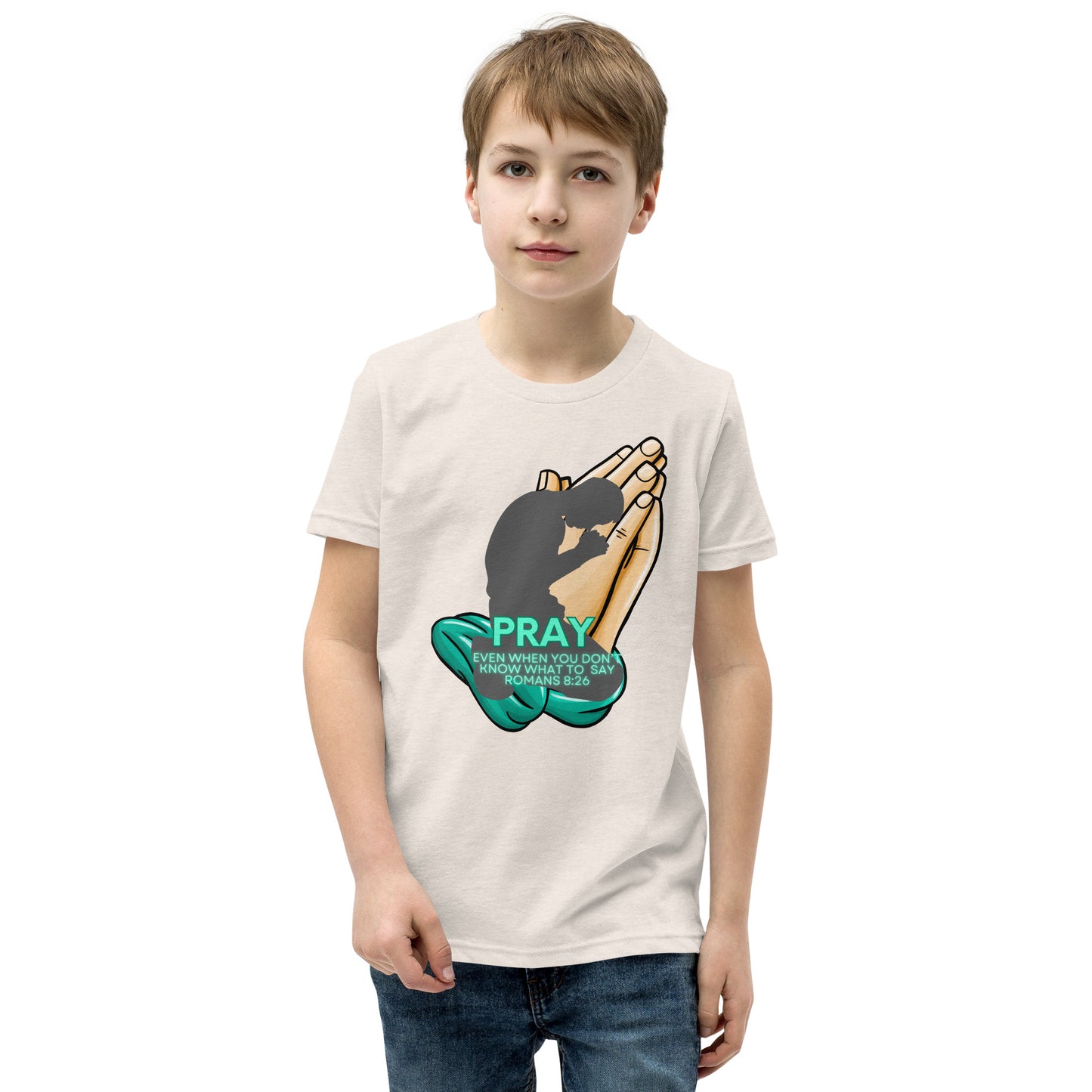 Pray - Youth Short Sleeve T-Shirt - $16.00