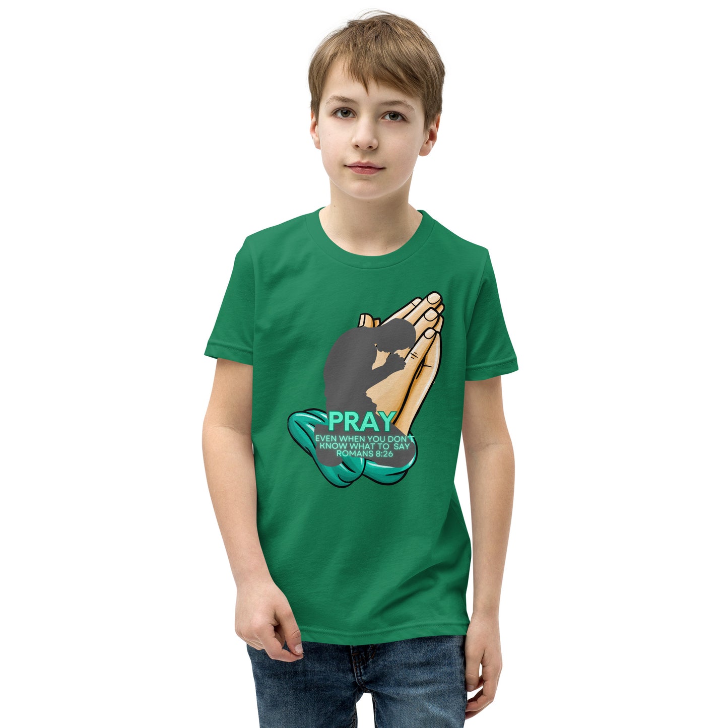 Pray - Youth Short Sleeve T-Shirt - $16.00