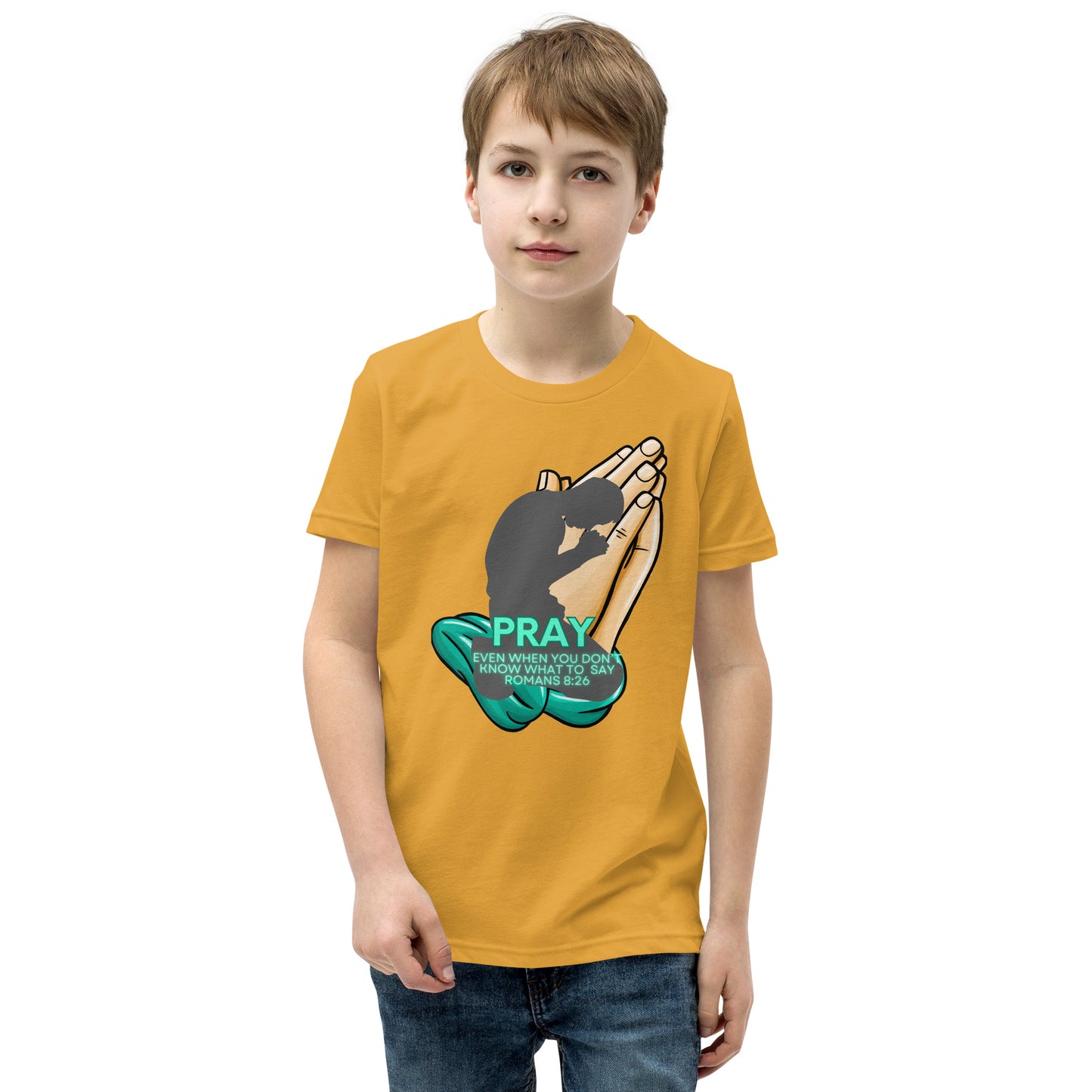 Pray - Youth Short Sleeve T-Shirt - $16.00