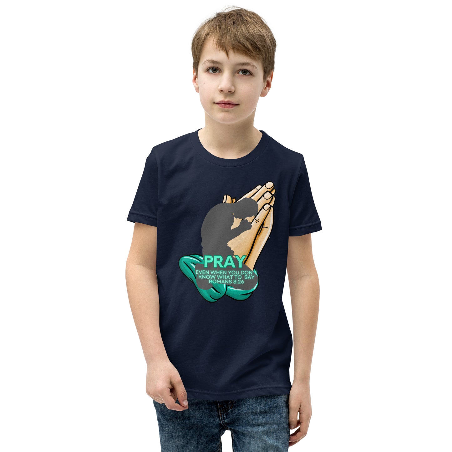 Pray - Youth Short Sleeve T-Shirt - $16.00