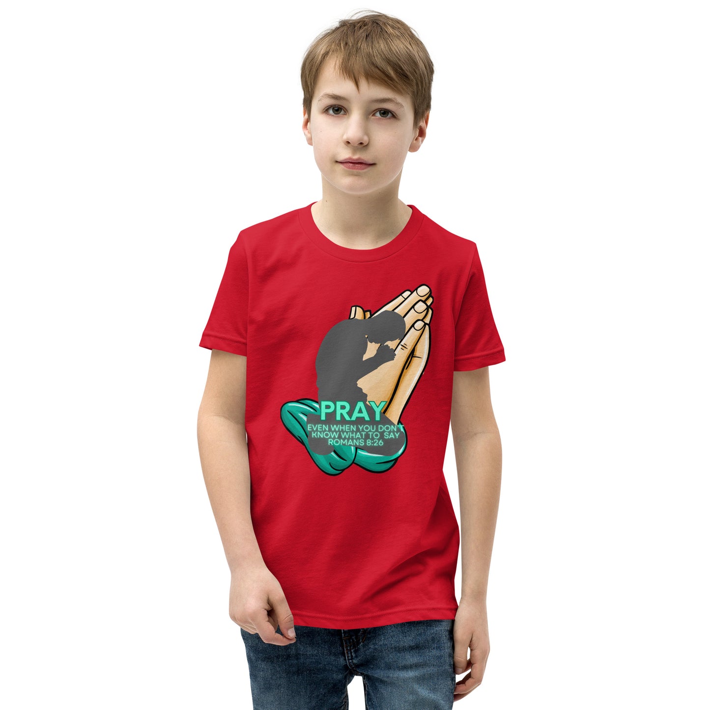Pray - Youth Short Sleeve T-Shirt - $16.00