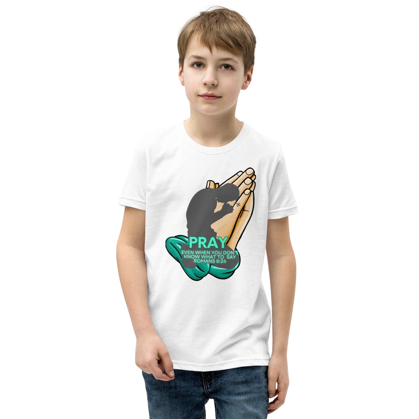 Pray - Youth Short Sleeve T-Shirt - $16.00