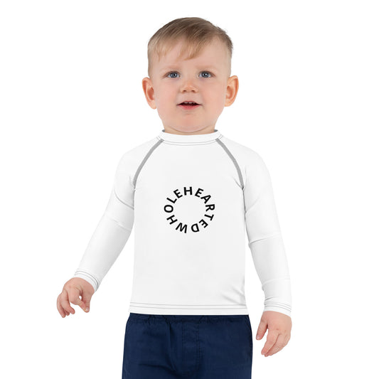 Wholehearted for God - Kids Rash Guard