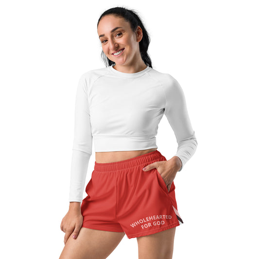 Wholehearted for God - Women’s Athletic Shorts