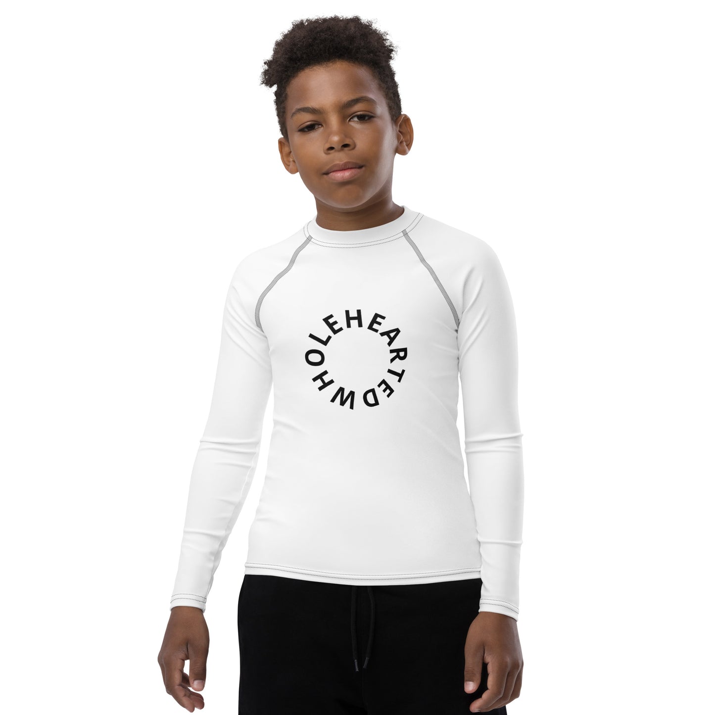 Wholehearted for God - Youth Rash Guard