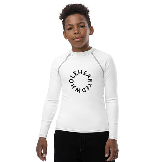 Wholehearted for God - Youth Rash Guard
