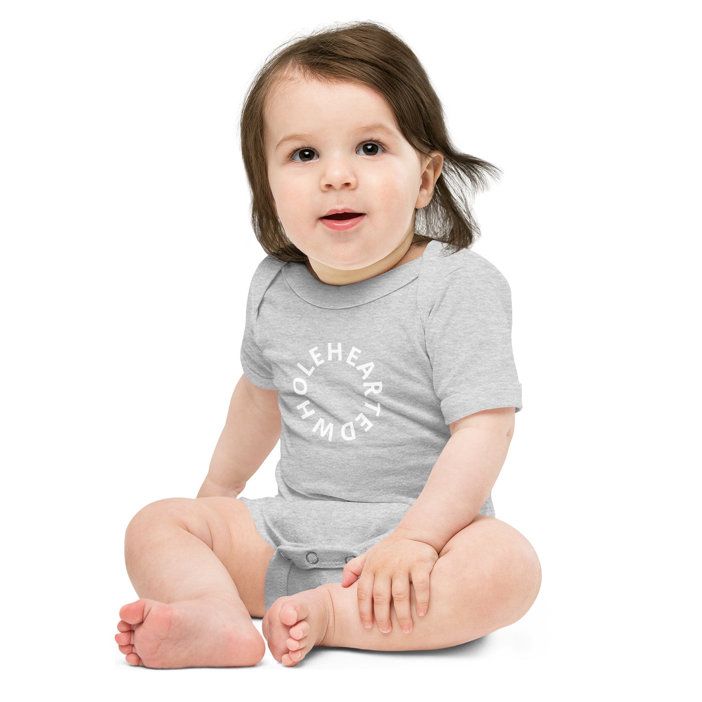 Wholehearted for God - Baby short sleeve one piece