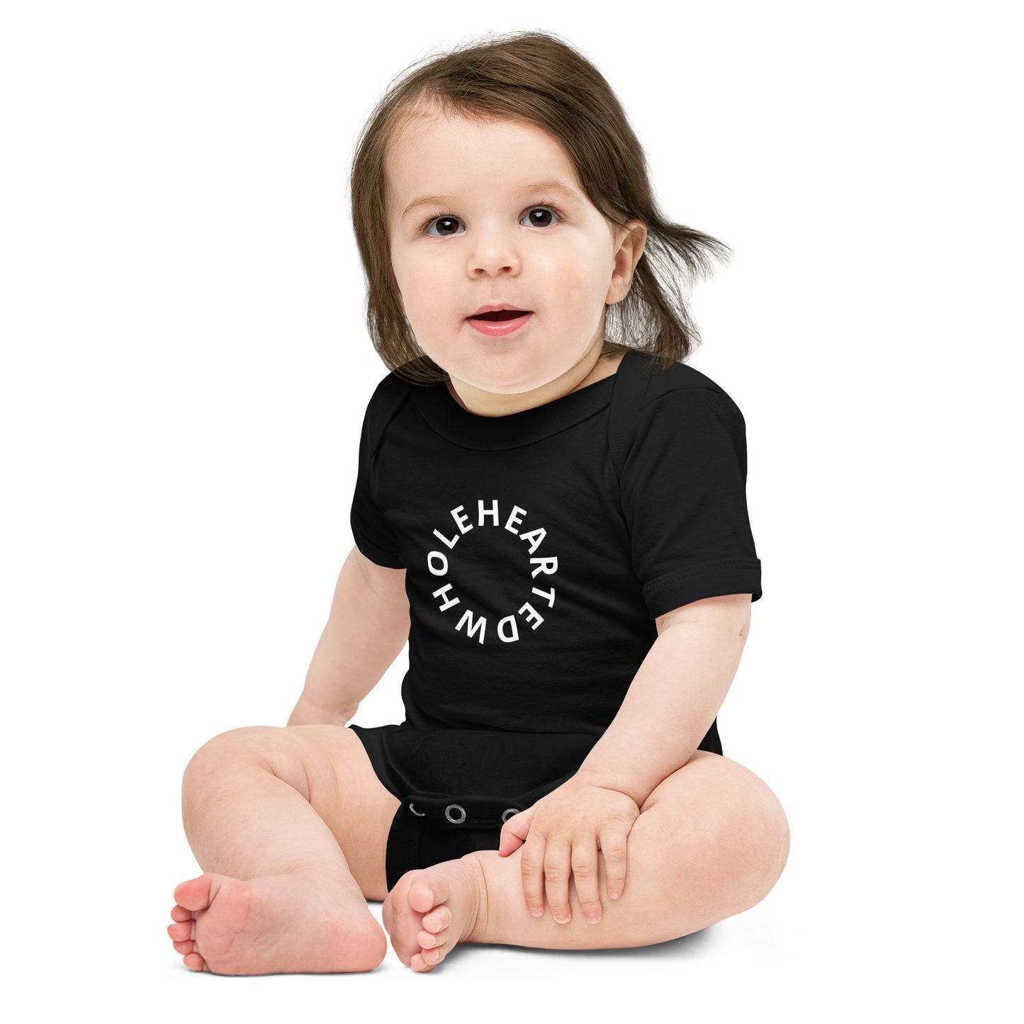 Wholehearted for God - Baby short sleeve one piece