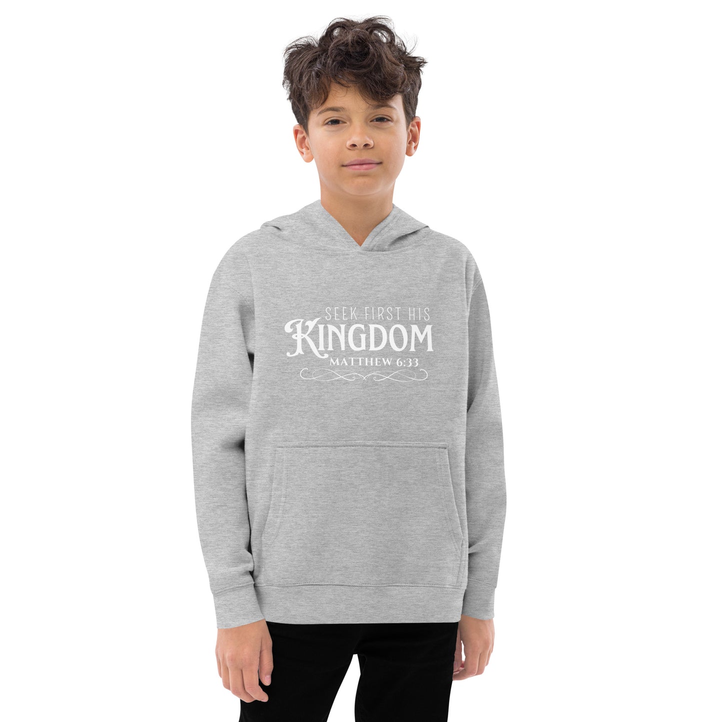 Seek First His Kingdom - Kids fleece hoodie