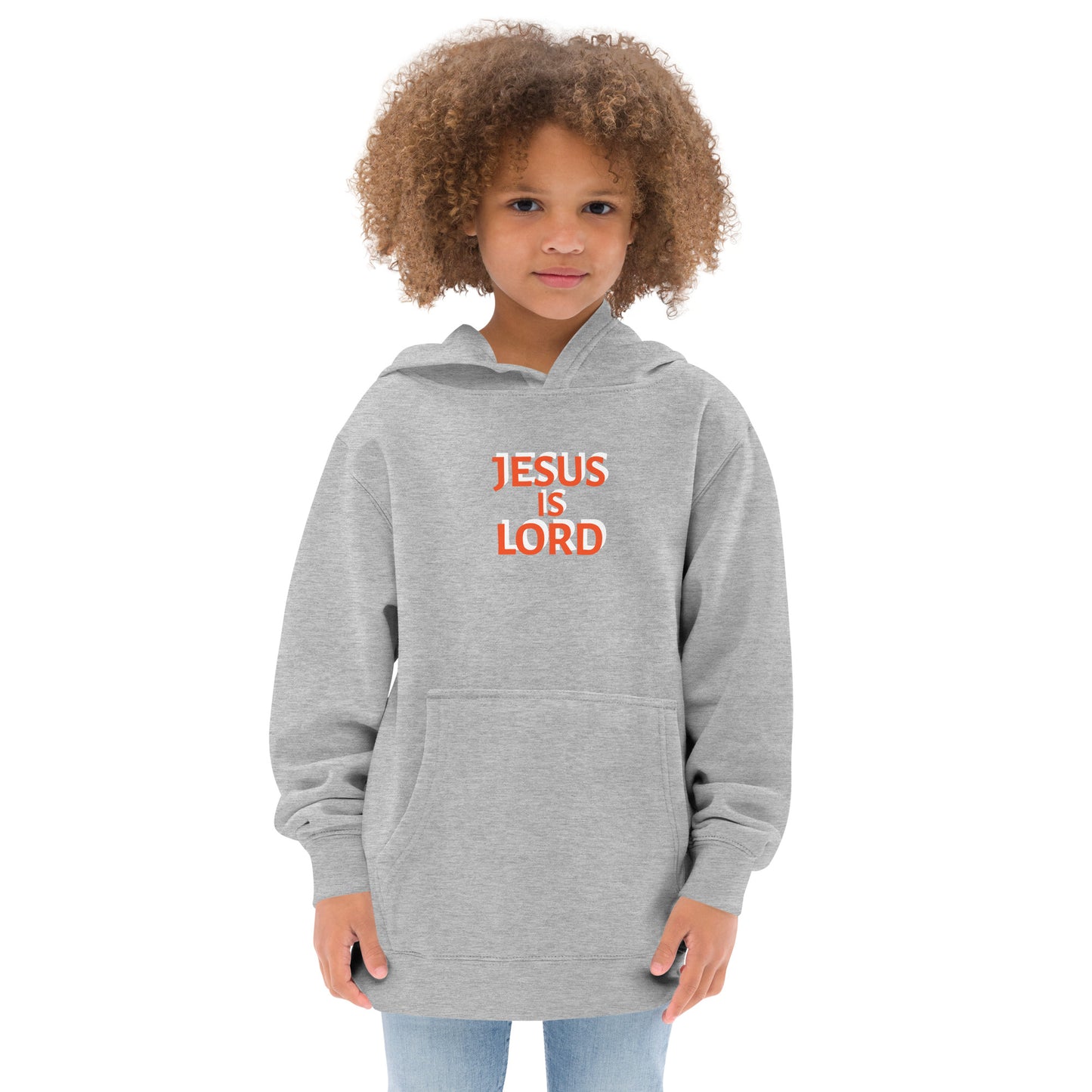 Jesus is Lord - Kids fleece hoodie