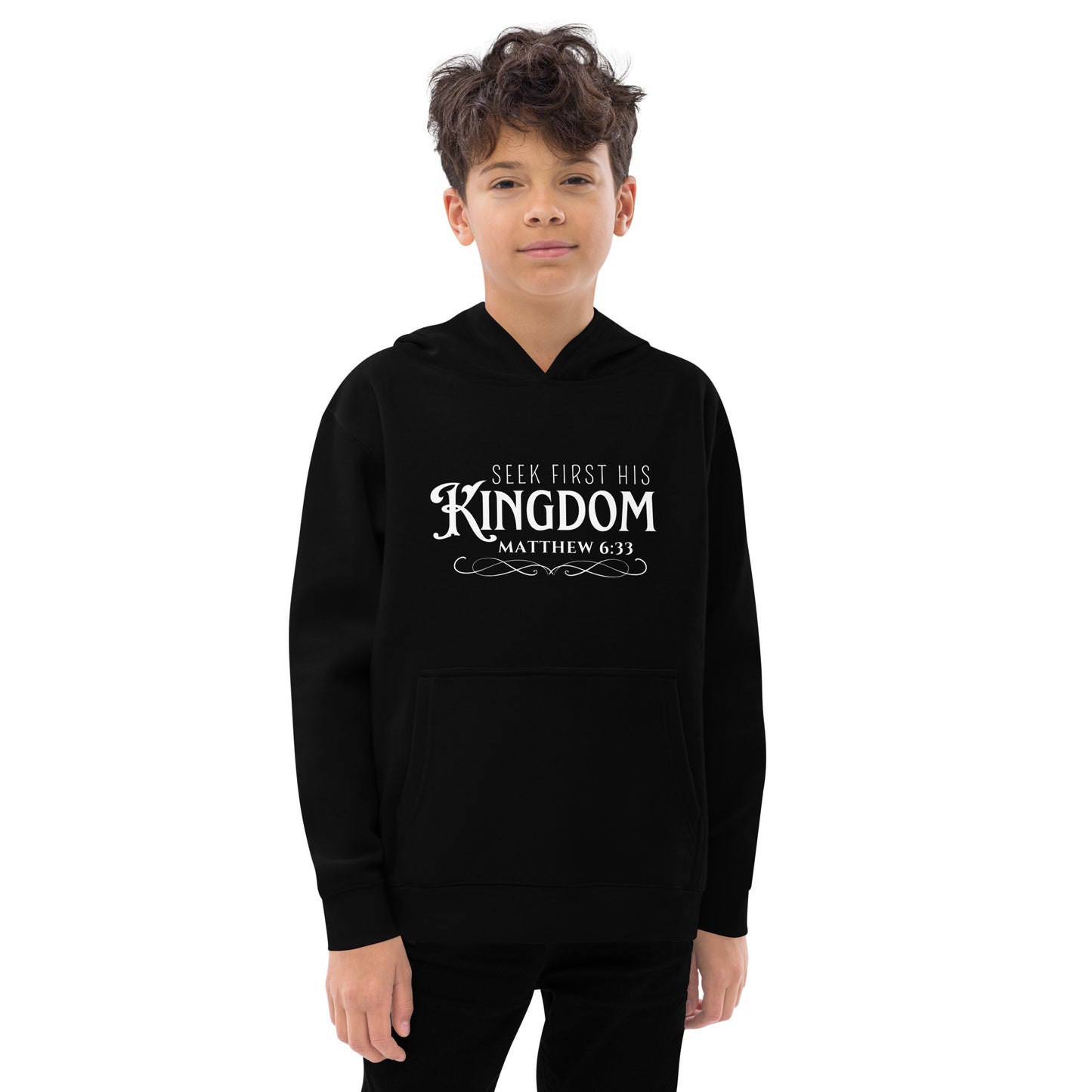 Seek First His Kingdom - Kids fleece hoodie