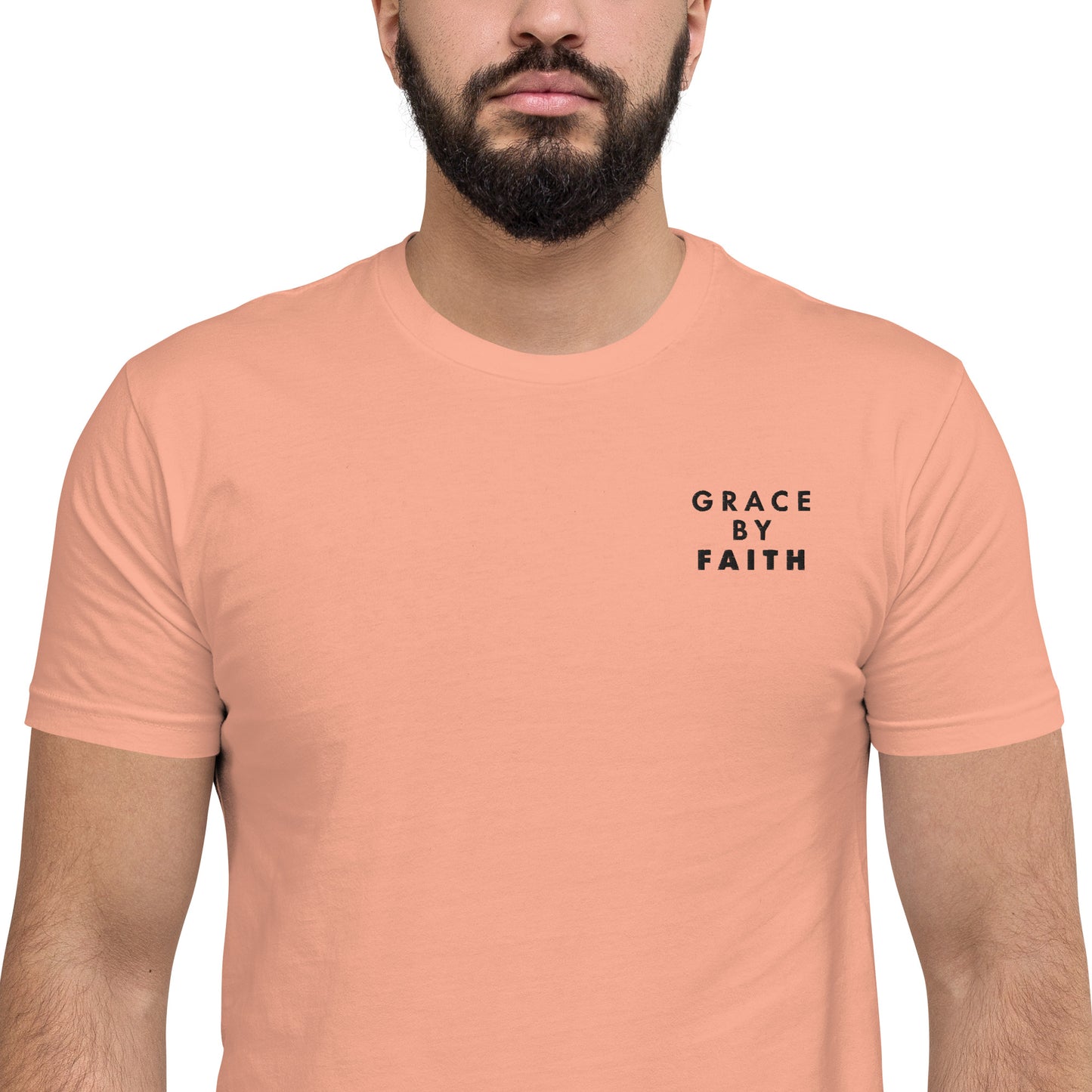 Grace By Faith - Embroidered Short Sleeve T-shirt