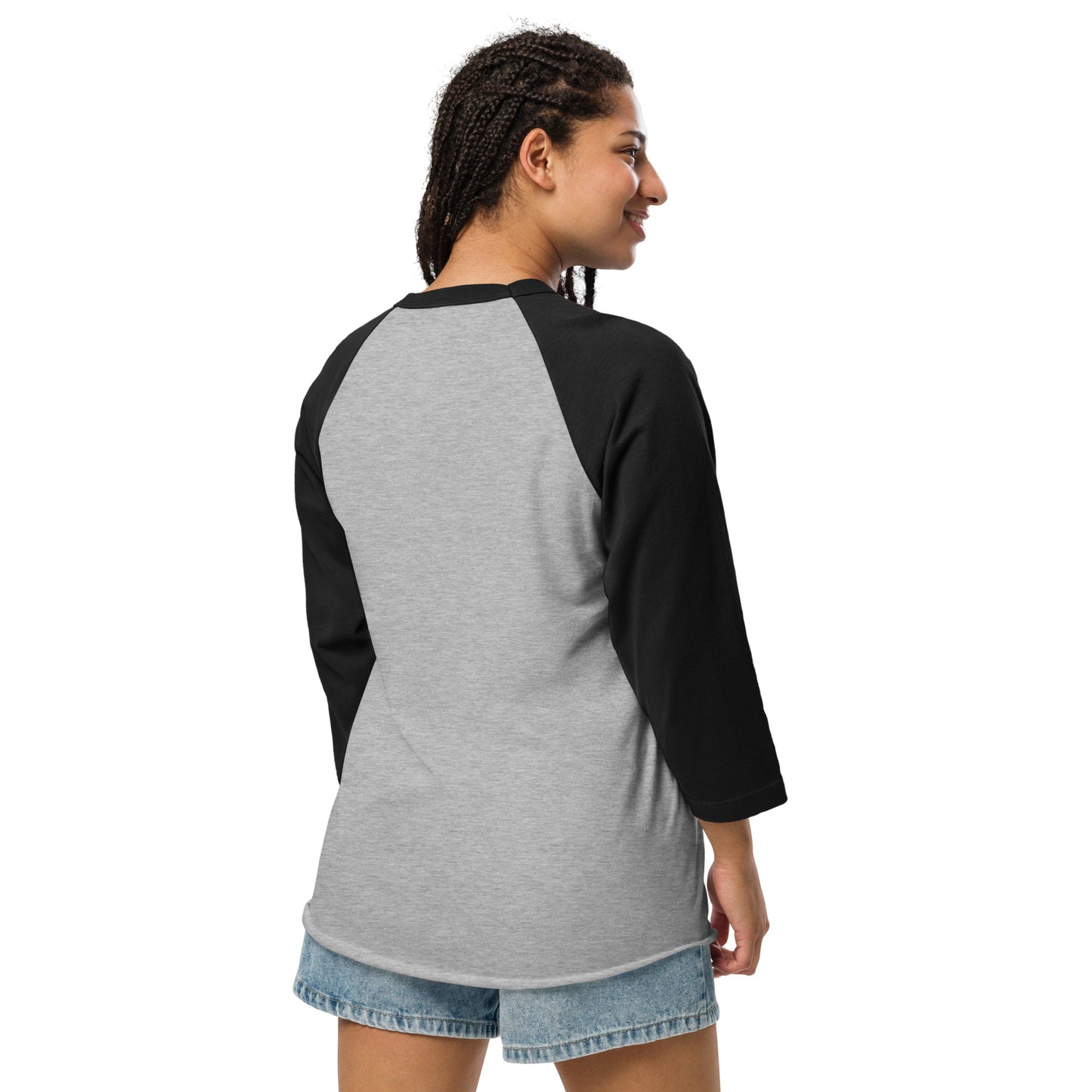 Wholehearted for God 3/4 sleeve raglan shirt