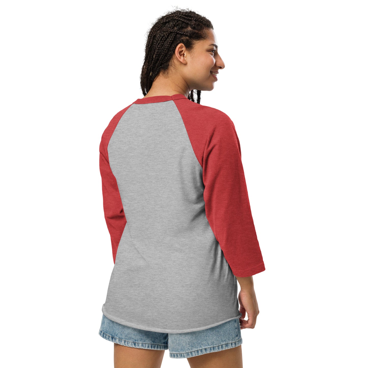 Wholehearted for God 3/4 sleeve raglan shirt