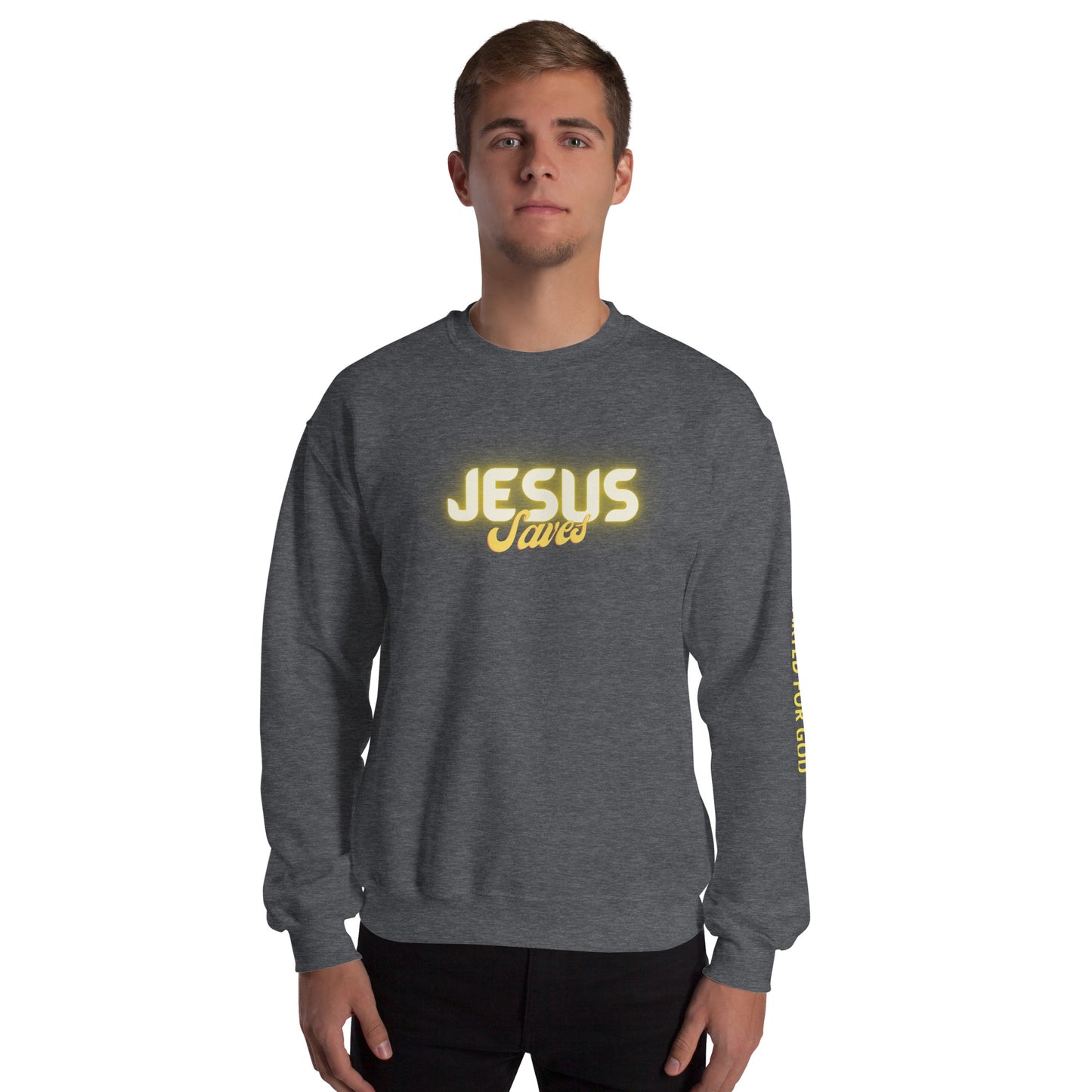 Jesus Saves Men's Sweatshirt