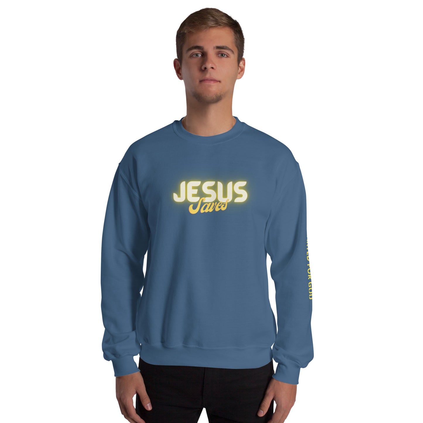 Jesus Saves Men's Sweatshirt