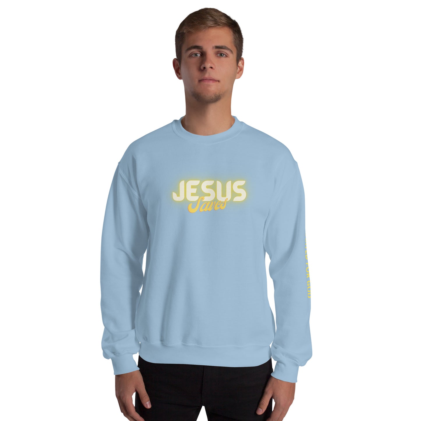 Jesus Saves Men's Sweatshirt