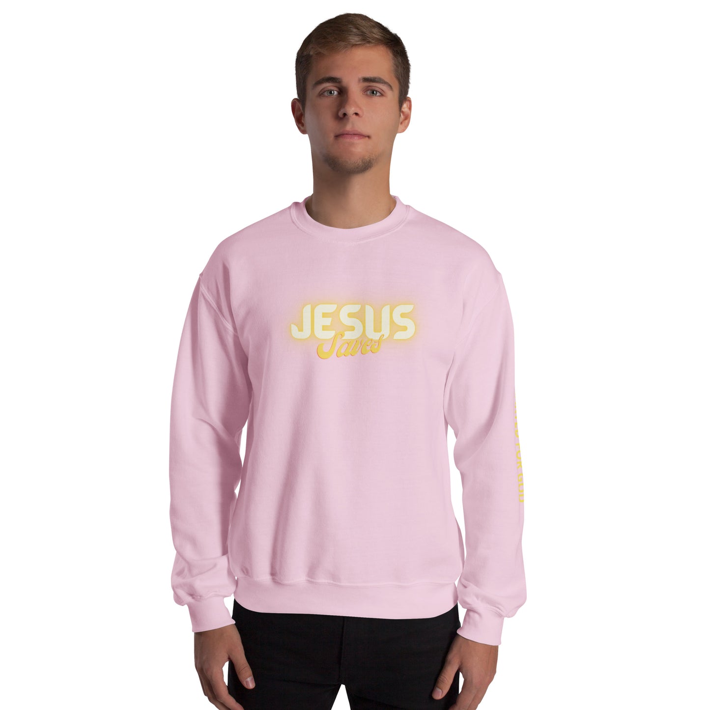 Jesus Saves Men's Sweatshirt