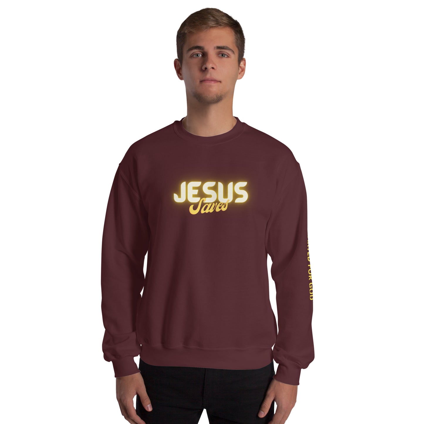 Jesus Saves Men's Sweatshirt