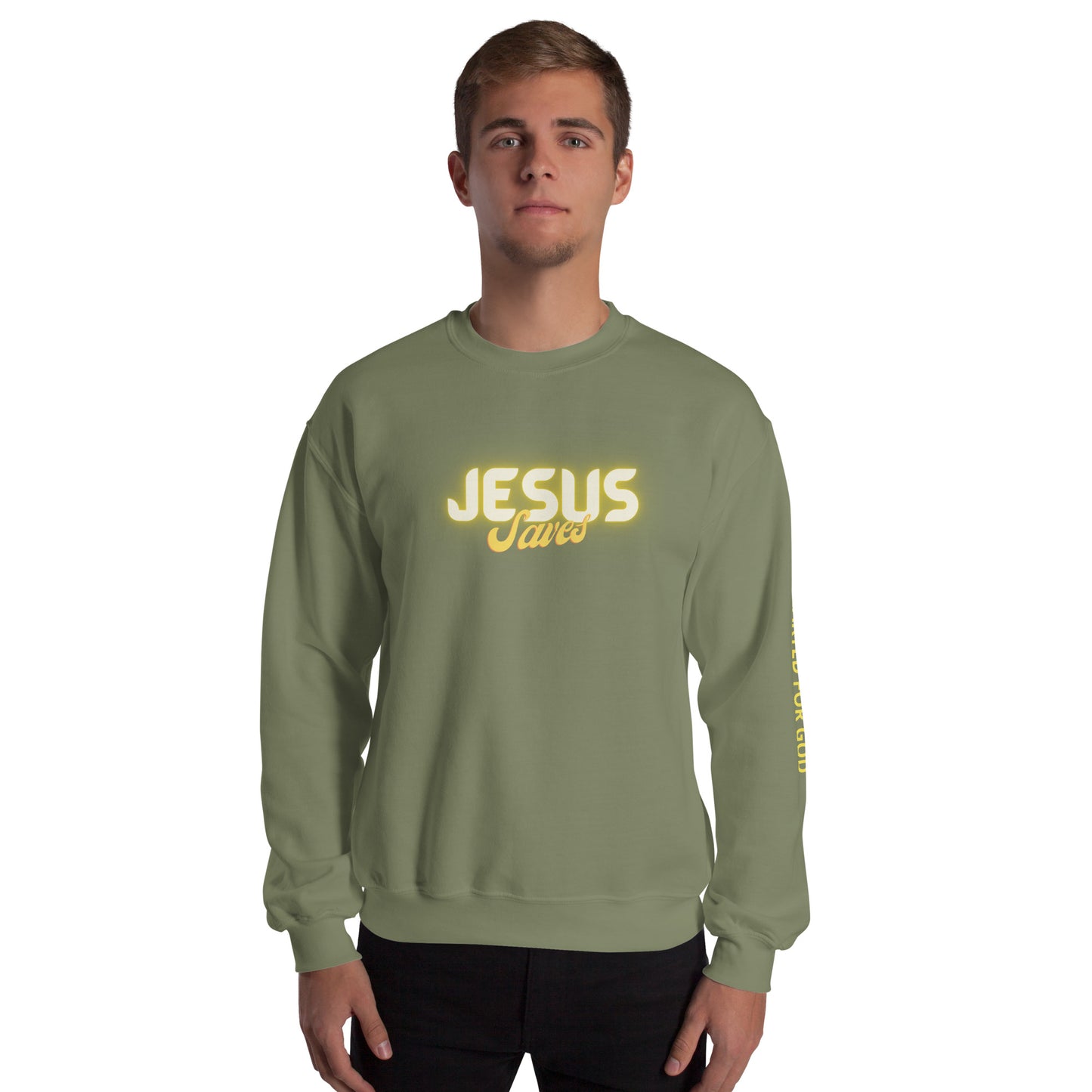 Jesus Saves Men's Sweatshirt