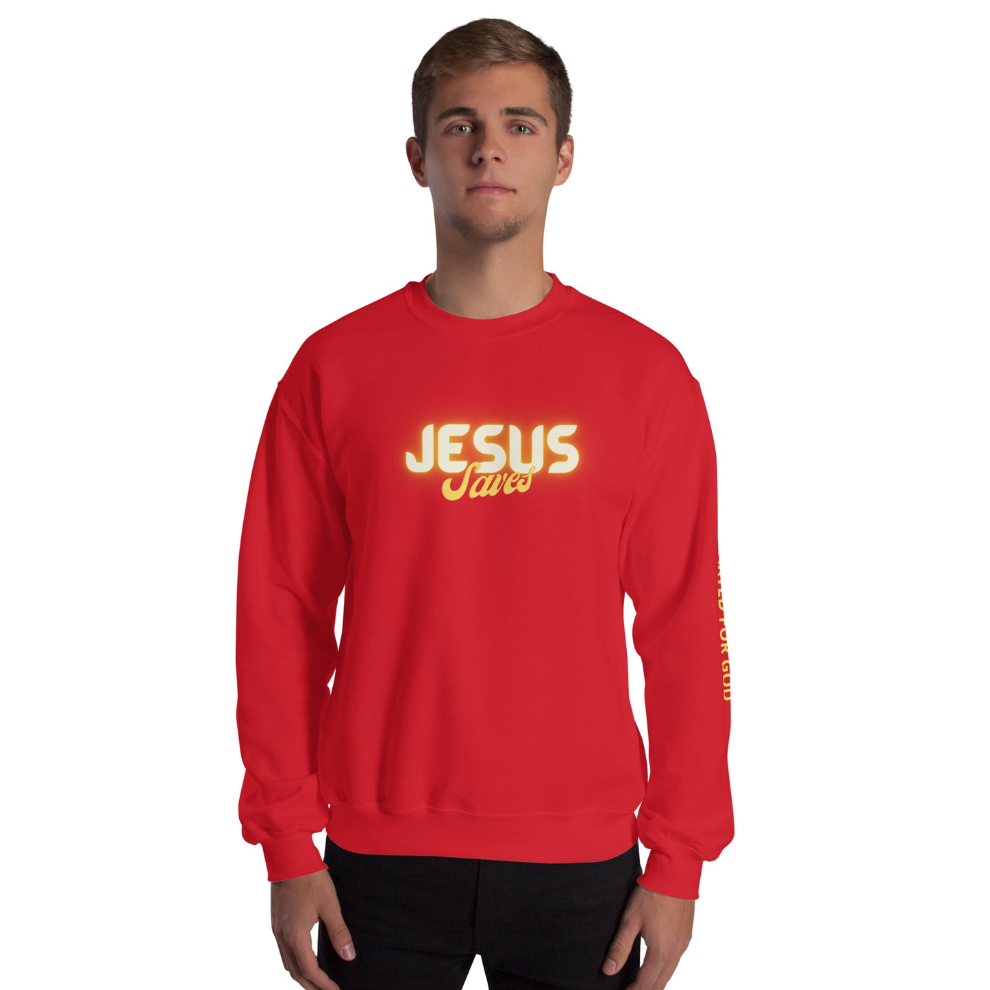 Jesus Saves Men's Sweatshirt