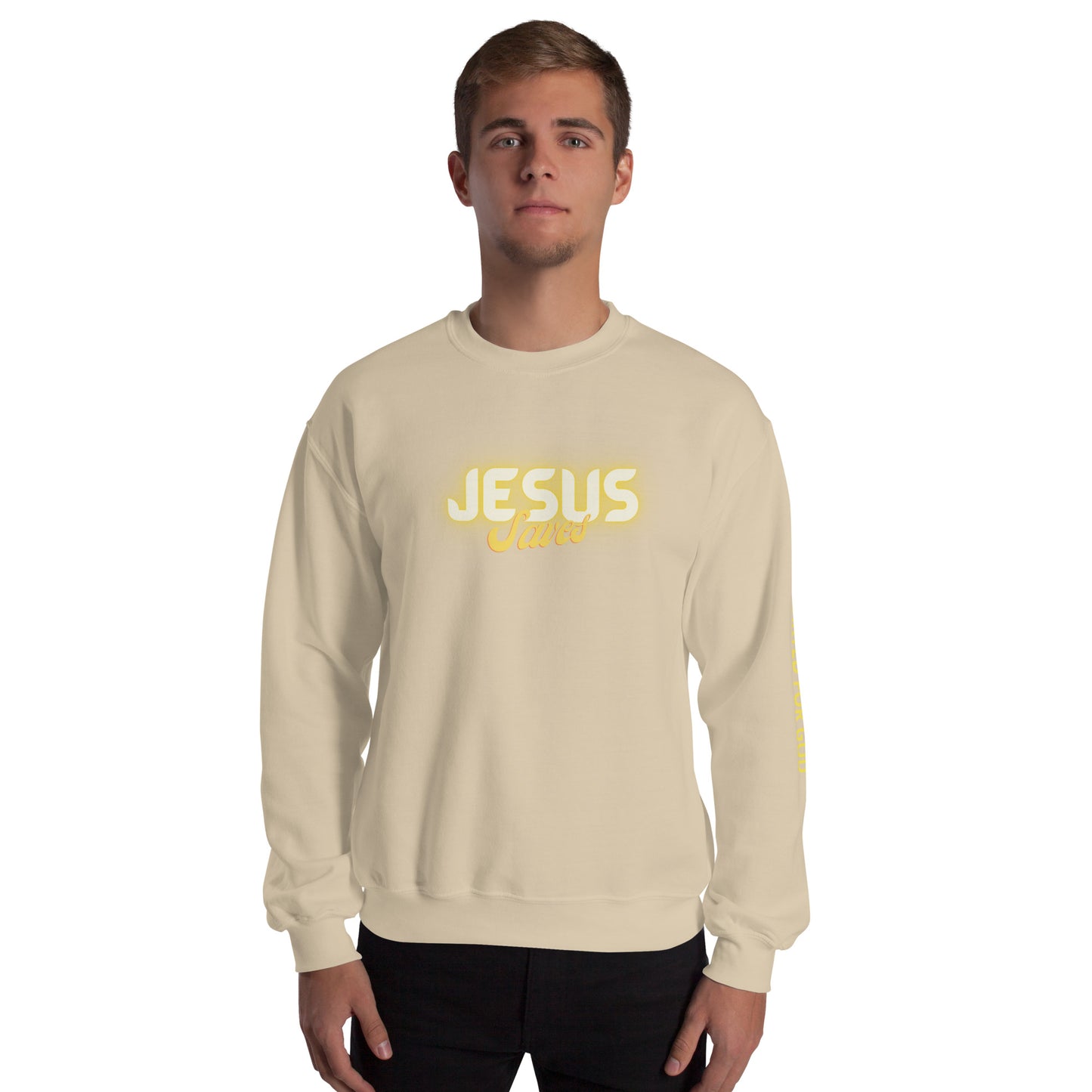 Jesus Saves Men's Sweatshirt