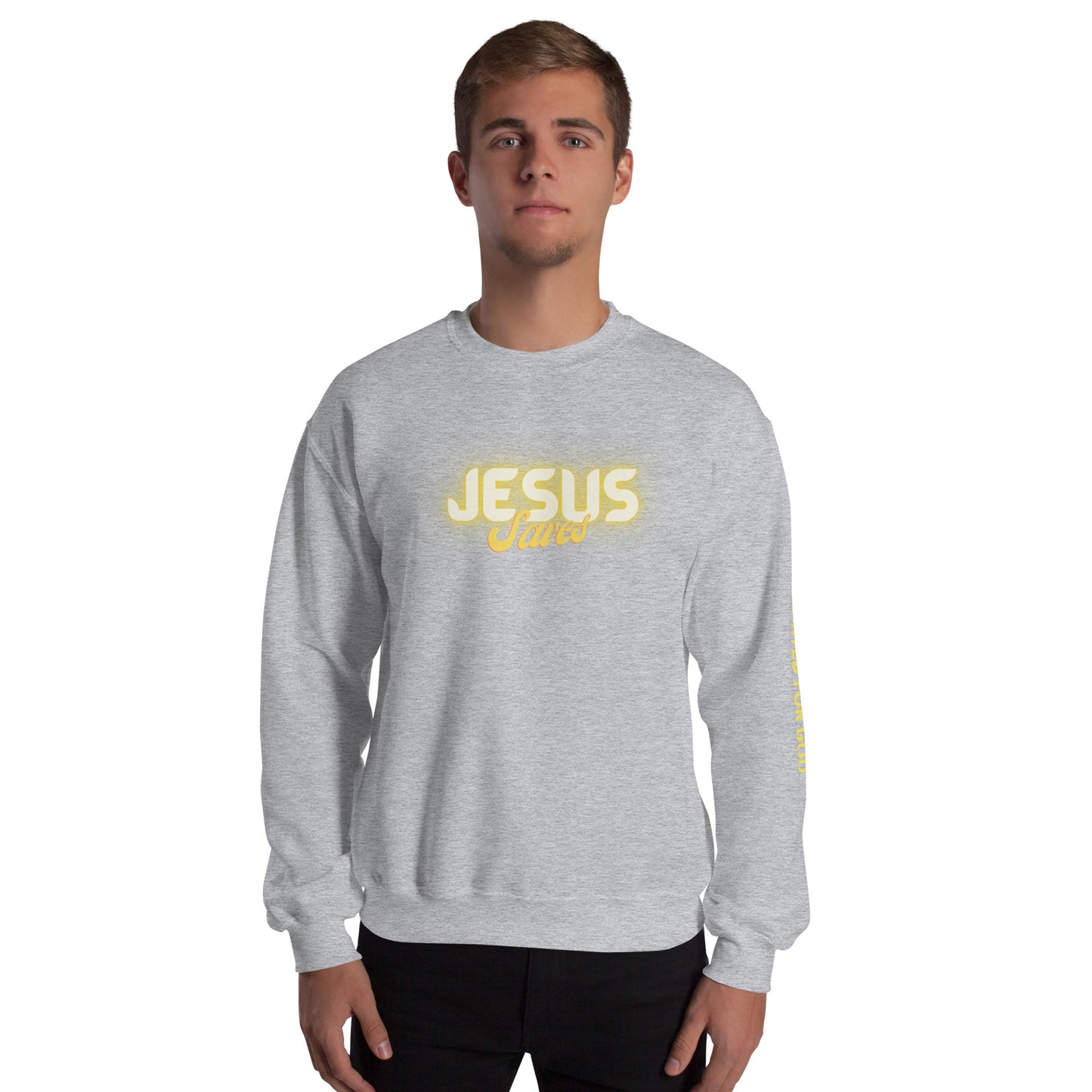 Jesus Saves Men's Sweatshirt