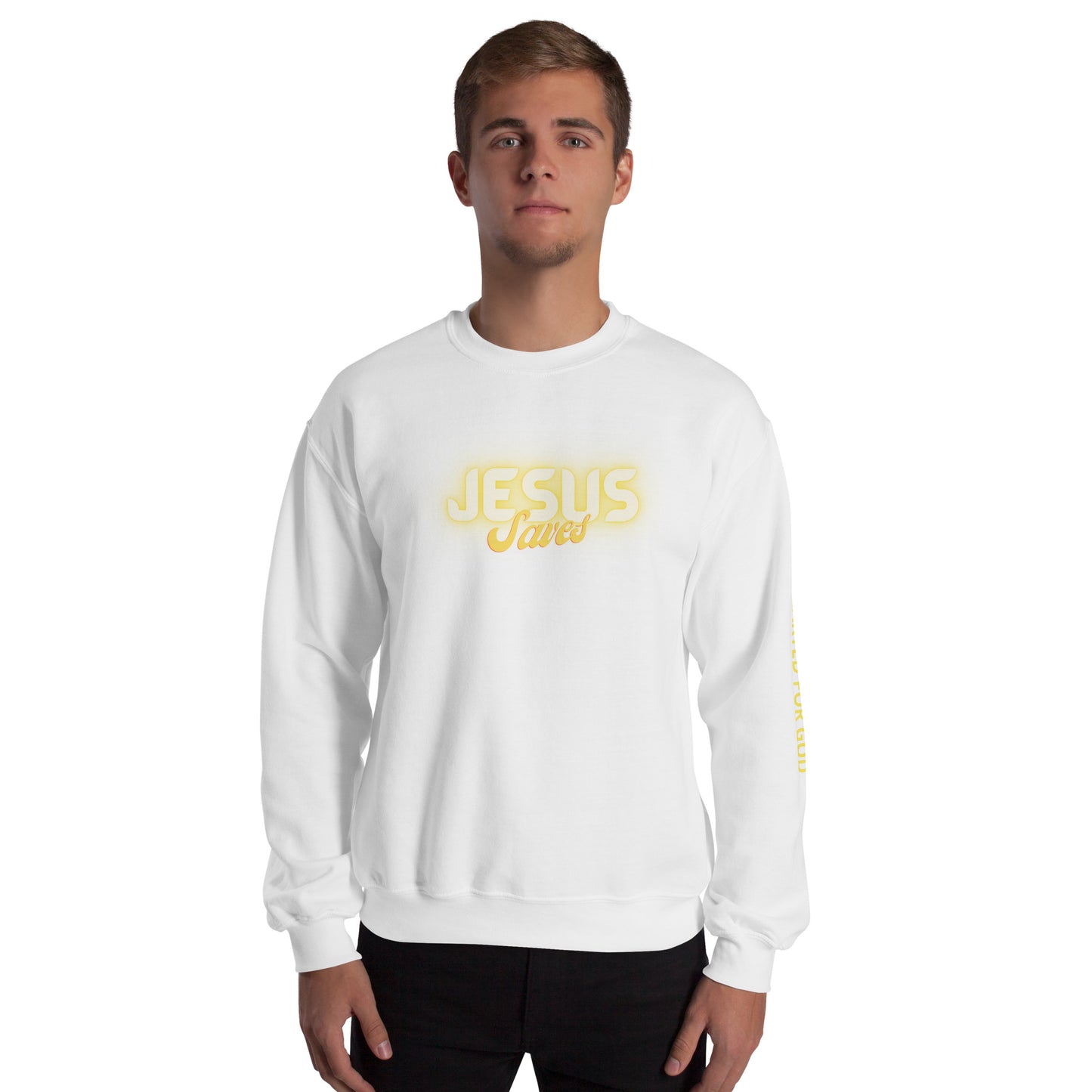 Jesus Saves Men's Sweatshirt