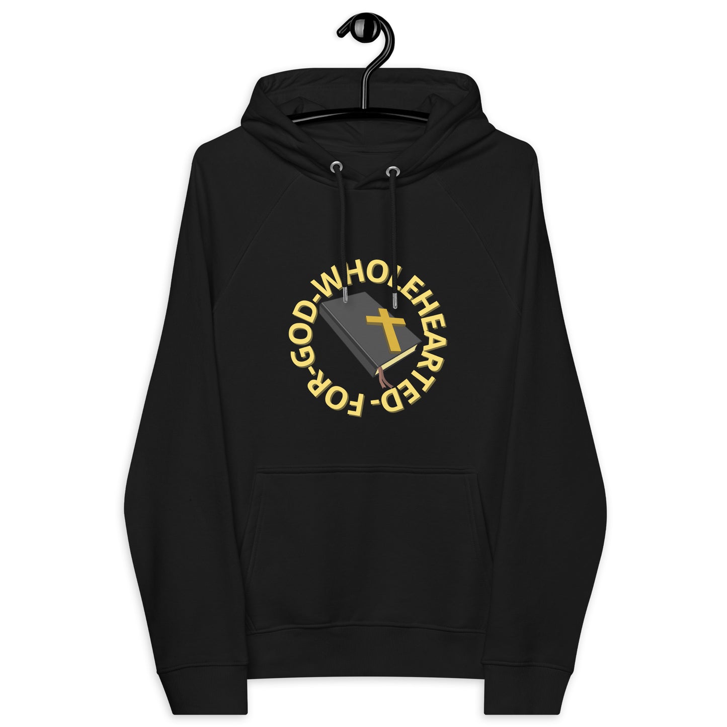 Wholehearted for God eco raglan hoodie