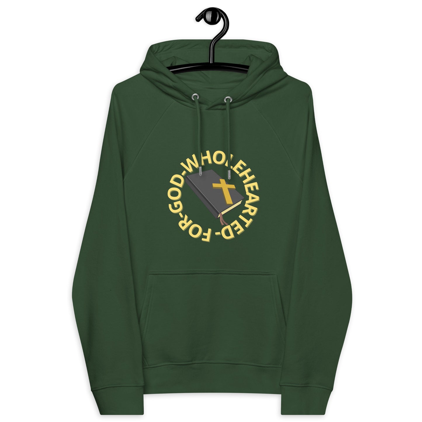 Wholehearted for God eco raglan hoodie