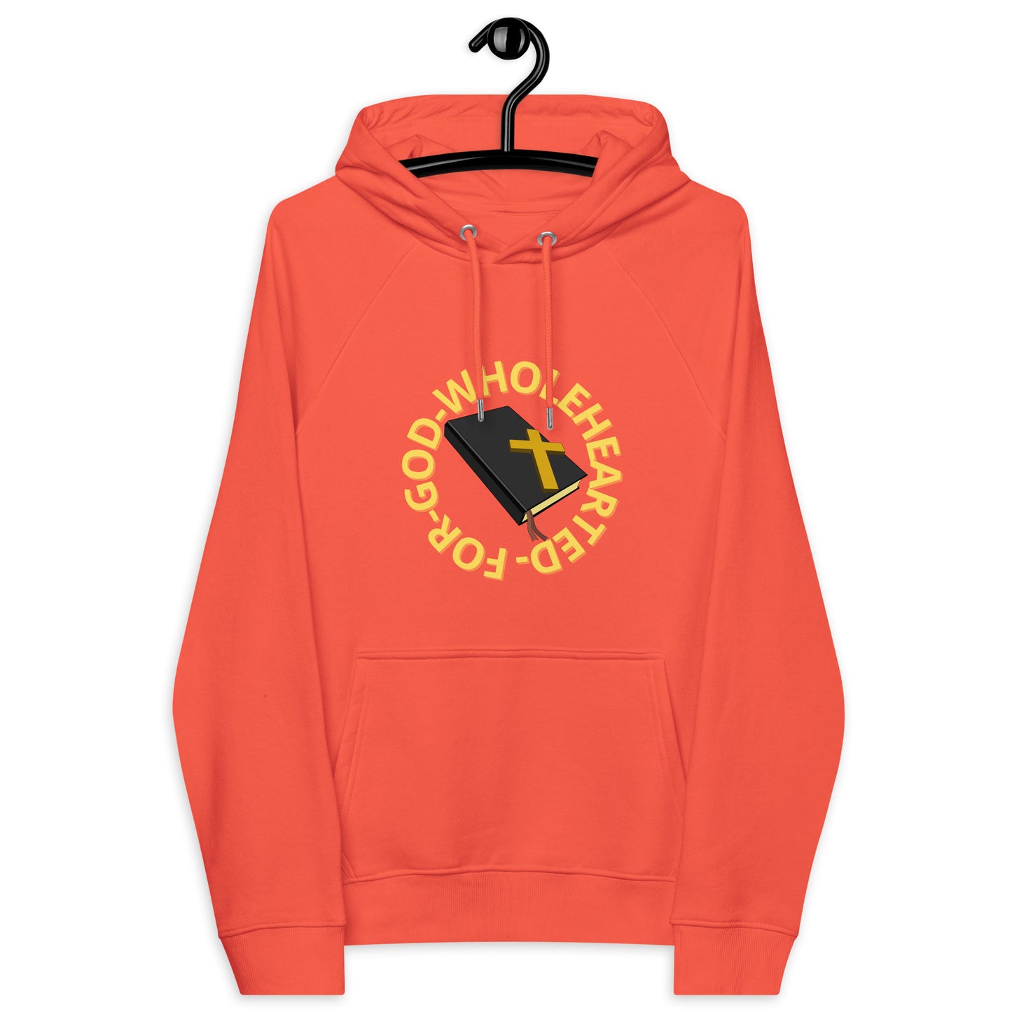 Wholehearted for God eco raglan hoodie