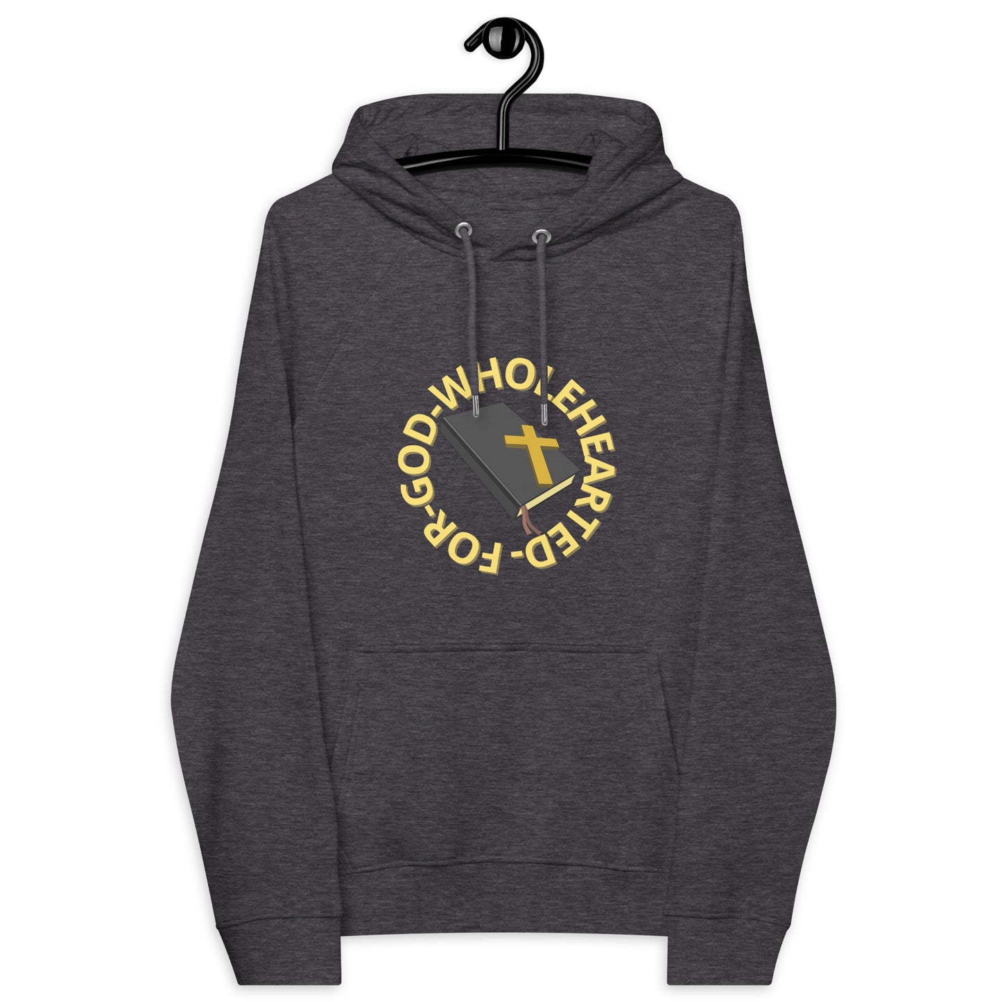 Wholehearted for God eco raglan hoodie