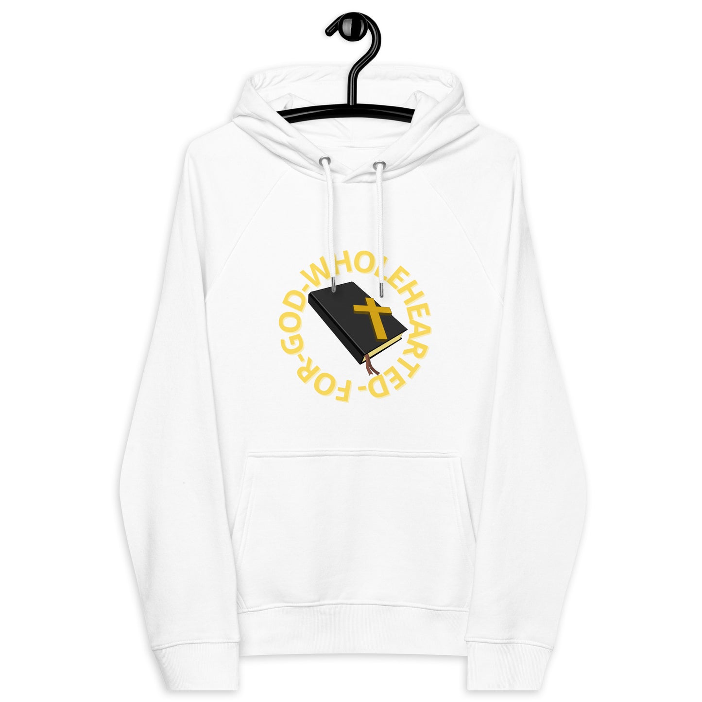 Wholehearted for God eco raglan hoodie