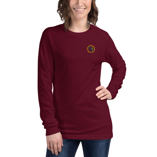 Wholehearted for God women's long sleeve tee