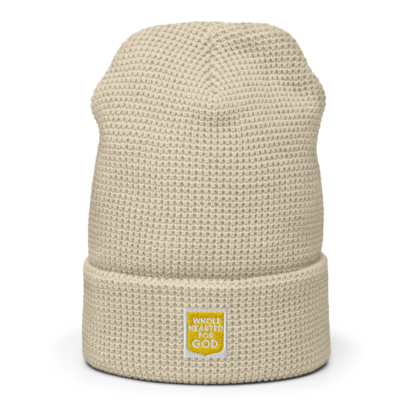 Wholehearted for God waffle beanie