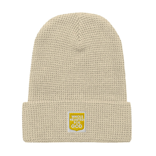 Wholehearted for God waffle beanie