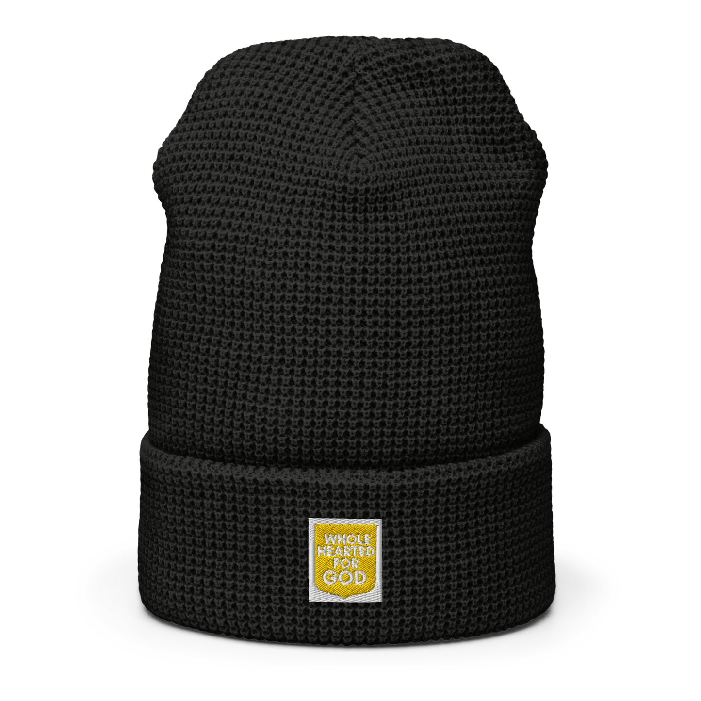 Wholehearted for God waffle beanie