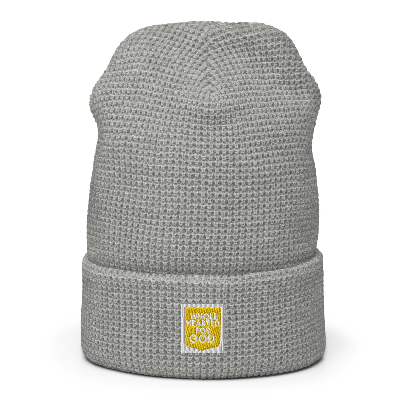 Wholehearted for God waffle beanie