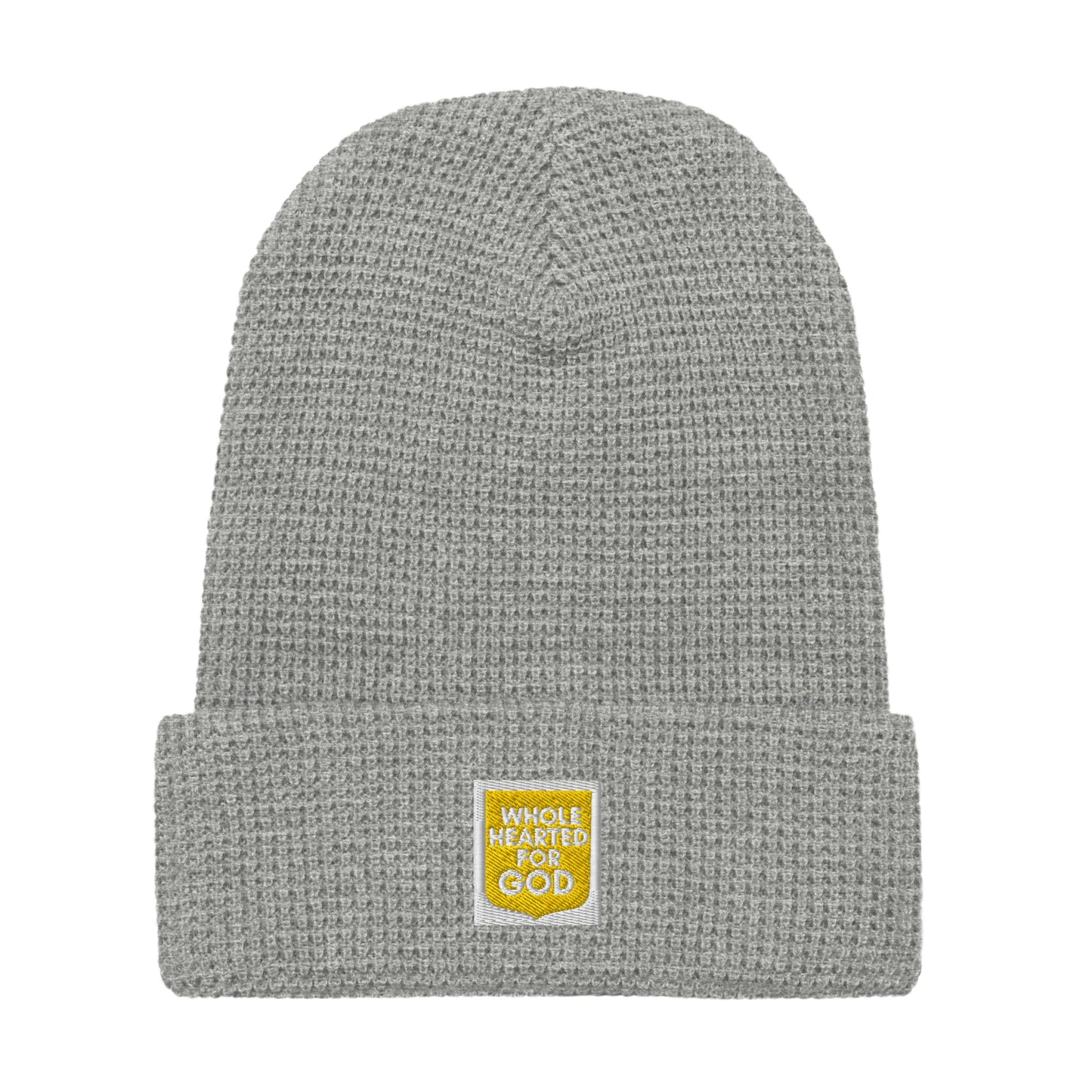 Wholehearted for God waffle beanie