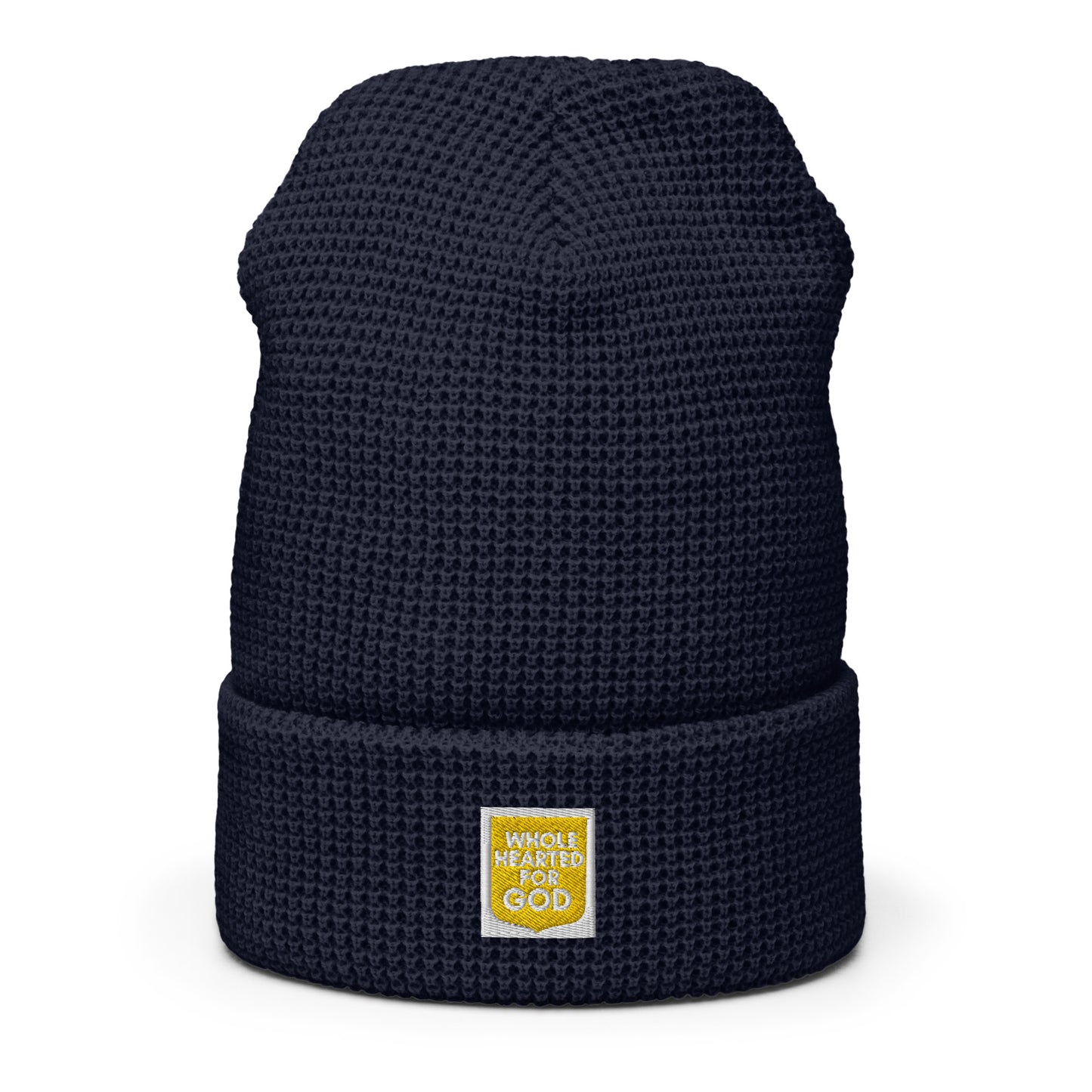 Wholehearted for God waffle beanie