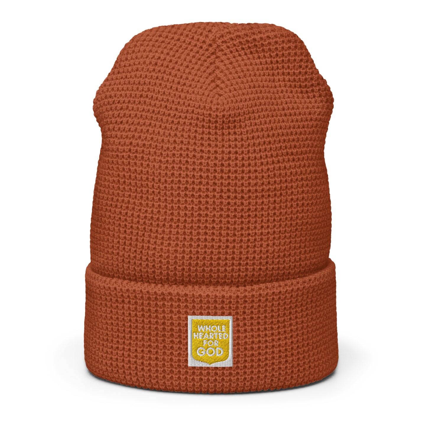 Wholehearted for God waffle beanie