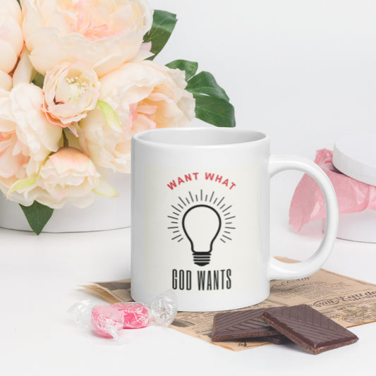 Want What God Wants (20 oz Mug)