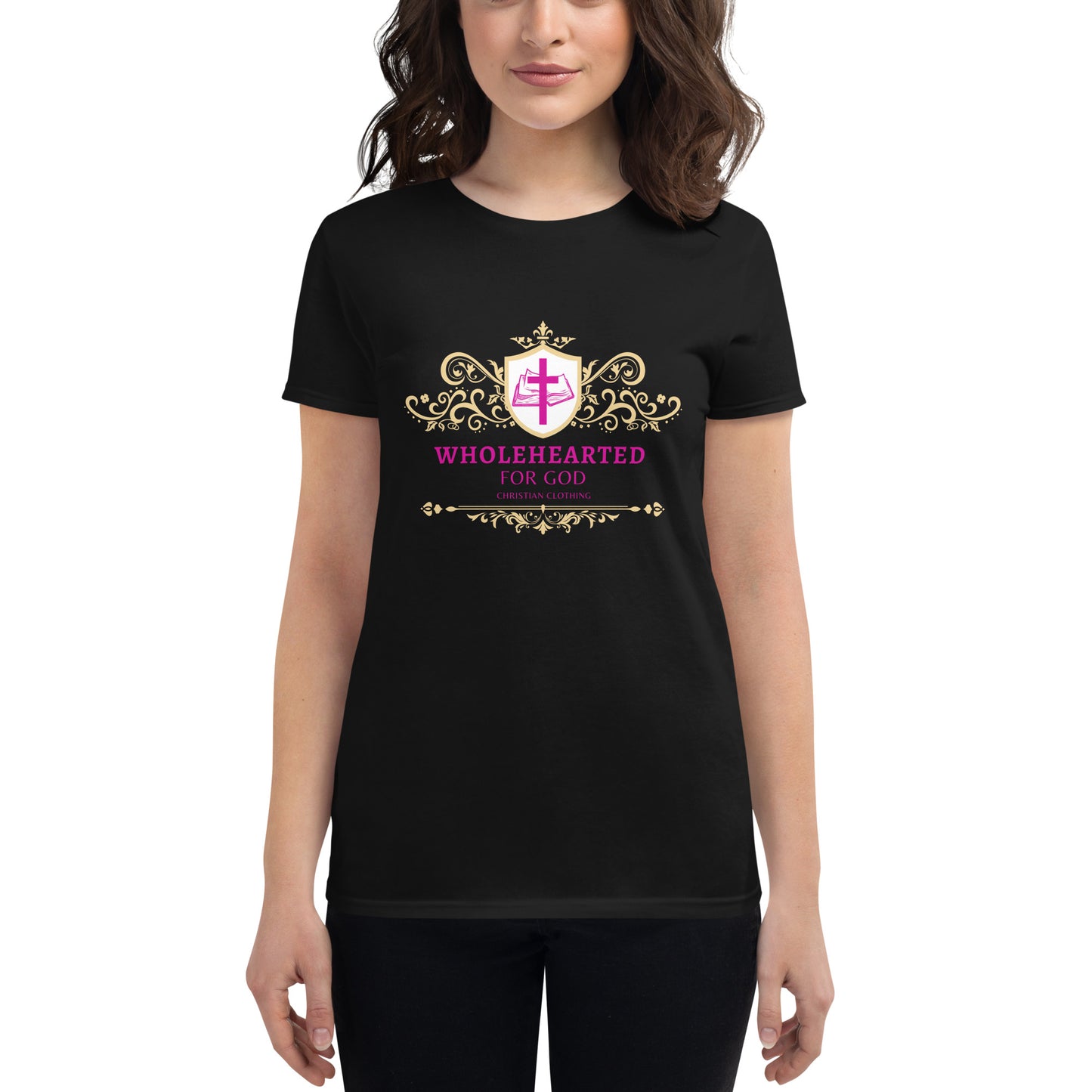 Wholehearted for God short sleeve t-shirt