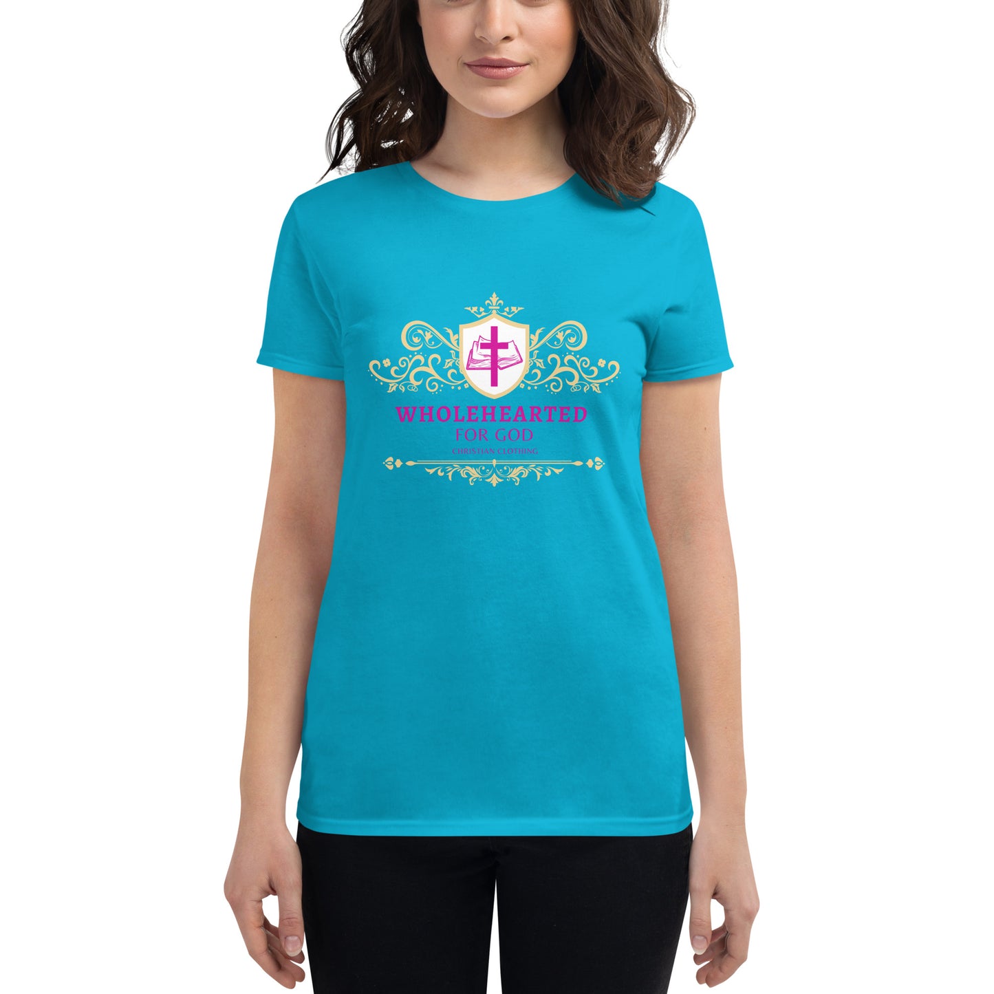 Wholehearted for God short sleeve t-shirt