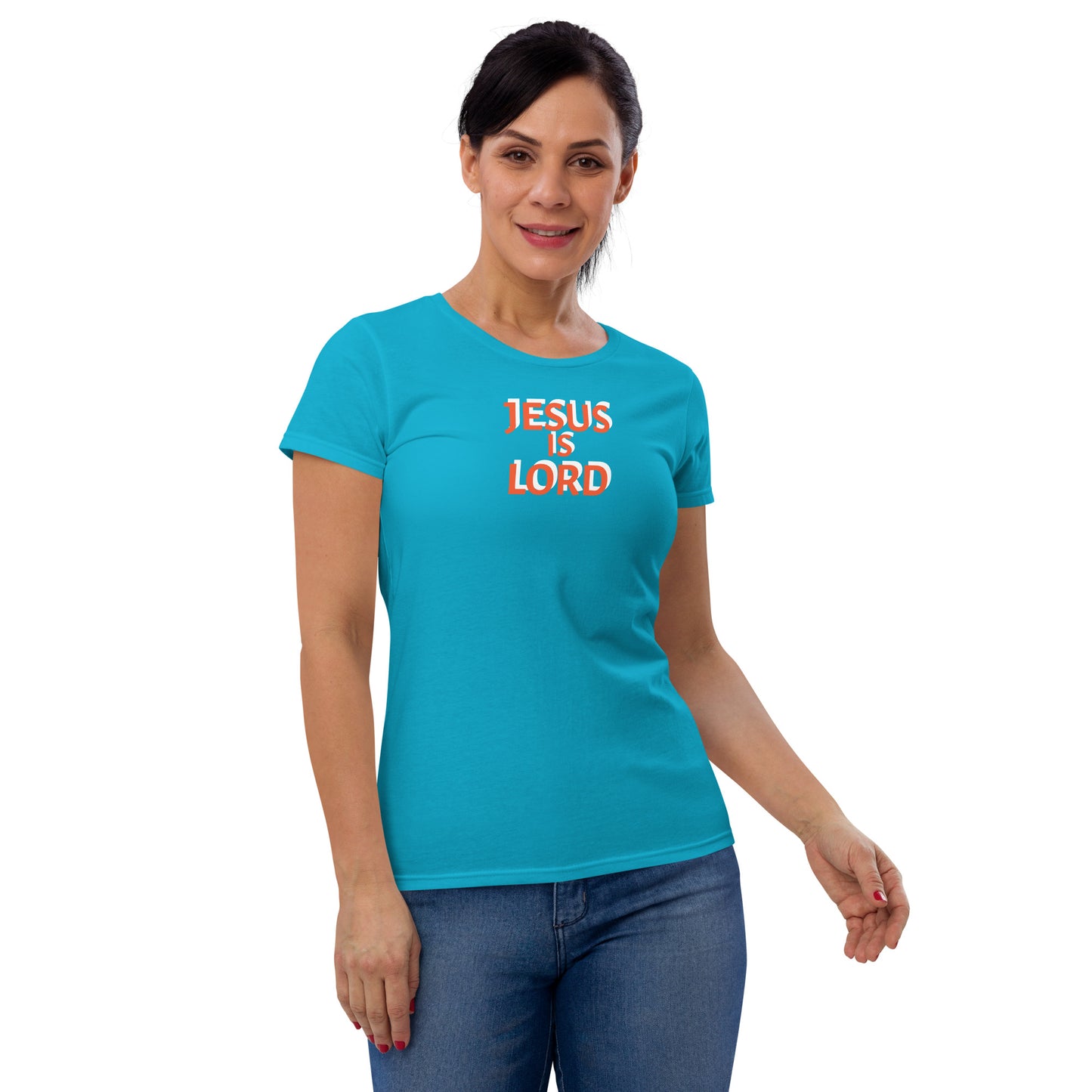 Jesus is Lord - Women's short sleeve t-shirt