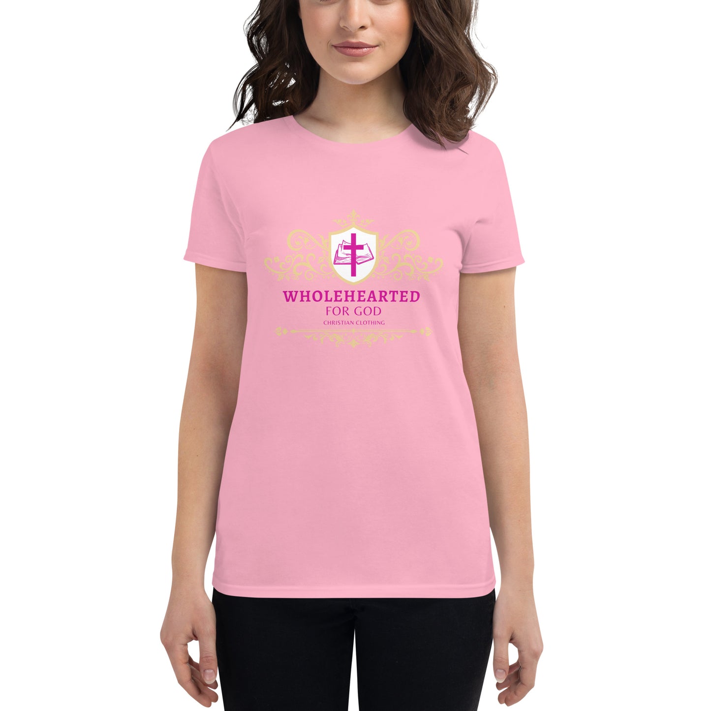 Wholehearted for God short sleeve t-shirt